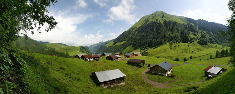 Schoppernau. Wikimedia Commons